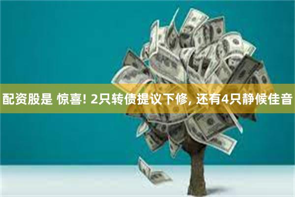 配资股是 惊喜! 2只转债提议下修, 还有4只静候佳音